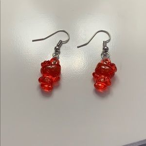 red hello kitty earrings